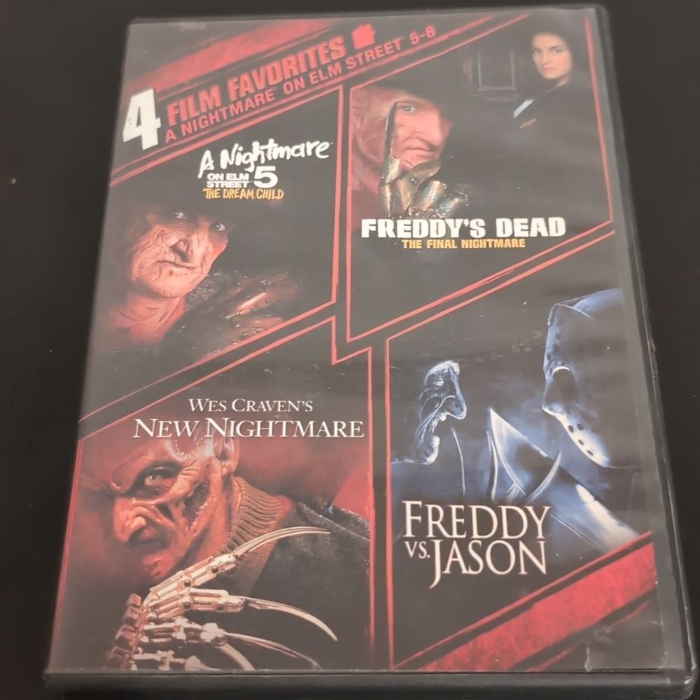 Used DVD 4 Film Feature Freddy‎ Krueger
